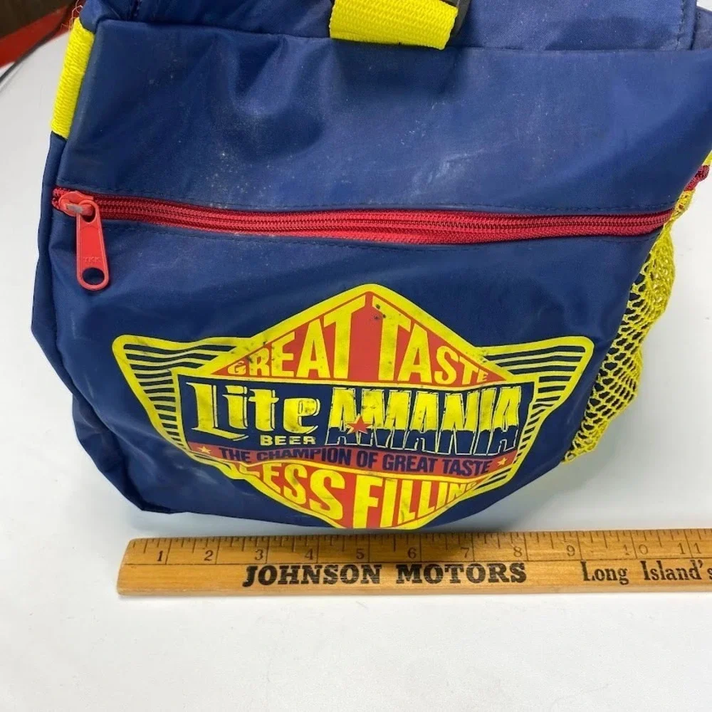 VTG WWF Gym Duffel Bag Original 80s World Wrestling Federation Miller Lite